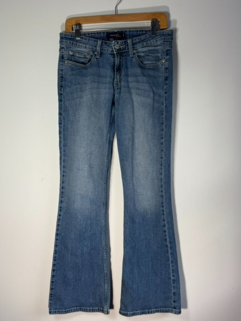 Y2K Britney-era Vtg 2005 Levi's Superlow 518 Bootcut Jeans Jr - 5M (30" x 31")